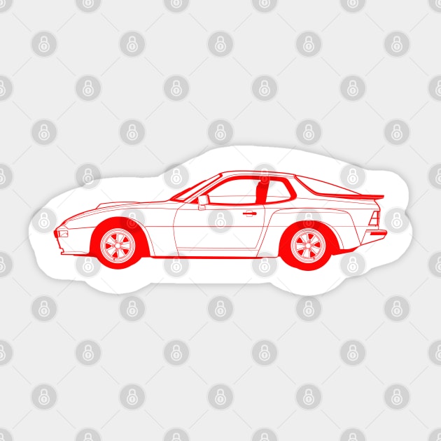 Porsche 937 Sticker by Bluevolksmann